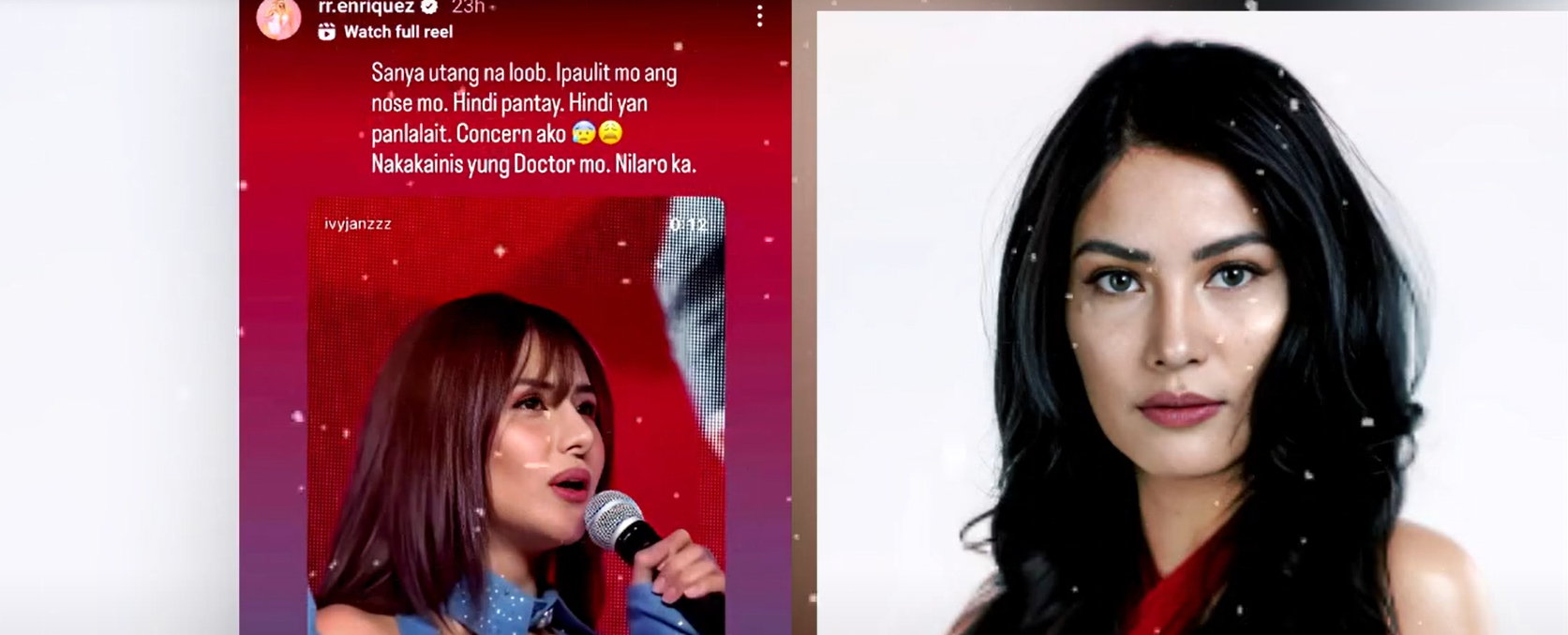 ‘Concern ako. Nakakainis yung doktor mo. Nilaro ka’ — RR Enriquez, naging prangka sa ilong ni Sanya Lopez